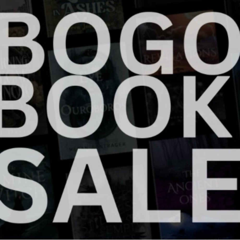 BOGO on all books!! Just add two to your bundle and I’ll deduct the cost of 1!